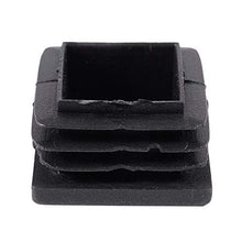 Dasorende Plastic Inserti per Tubi Quadrati Inserti di Chiusura 30mm X 30mm 30 Pezzi Neri