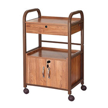 Jia He Carrello Carrello di bellezza con cremagliera del carrello del salone di bellezza dell'automobile dello strumento del cassetto dello strumento del cassetto Carrello portautensili portatile a qu