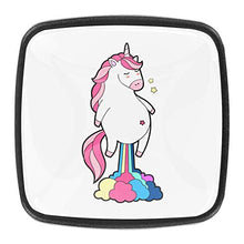 L'unicorno grasso scoreggia sull'arcobaleno Pomelli per Porta Set di 4 Pomelli per Mobili Manopole per Cassetti Cucina Armadio Vetro