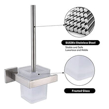 Weare Home, argento 304, in acciaio inox spazzolato, portasciugamani da parete semplice elegante moderno, accessori bagno, pensile per telo bagno Toielttenbürstenhalter mit Becher