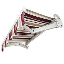 LWH Tenda da Sole a Scomparsa,150X150CM,Tenda da Sole Pieghevole Manuale,Ridimensionamento Manuale Impermeabile e Antivento Anti UV Panno Stoffa