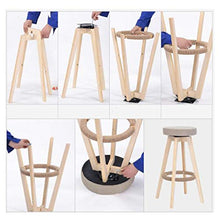 Robusto Bar Stool Bar Stool Moda Creativa Bar Chair Casa Schienale Alto Seggiovia Bar Stool Rotante ad Alta Sgabello Sgabello Colazione Ristorante Ascensore Sgabello Durevole (Color : Brown-b)