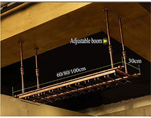 DJSMjbj - Portabicchieri da appendere a testa in giù, portabicchieri creativi, per casa, bar, vino, facile da installare (dimensioni: 100 x 30 cm)