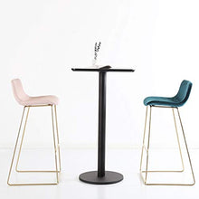 LILIS Barhocker Sgabelli da Bar,Sedia Bancone Cucina Colazione con Seduta Imbottita, più Comoda (Color : Gray, Size : Seat Height 65cm)