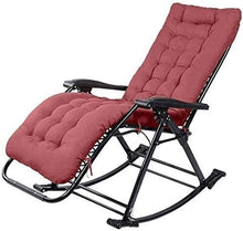 FAGavin. Sedia A Dondolo Sedia Pieghevole, Regolabile Sdraio da Spiaggia, Zero-Gravity Sede Commerciale Giardino Sedia A Dondolo da Giardino Sedia for Esterni Sedie A Sdraio Patio Supporta 230 kg