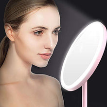 CRYPY Specchio per Il Trucco con medicazione Luminosa a LED Specchio Beauty Ring Light Mirror Beauty Tools per Foto Fill Light Small Mirrors
