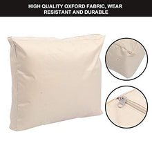 Wosume 【𝐏𝐫𝐢𝐦𝐚𝒗𝐞𝐫𝐚 𝐕𝐞𝐧𝐝𝐢𝐭𝐚】 Copertura Protettiva per Sedia, Copertura Antipolvere per Sedia Traspirante, Panno Oxford 600d Facile da trasportare per Sedia Pieghevole(Beige)