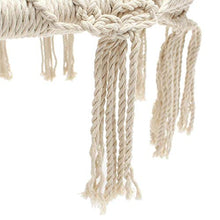 Sedia Amaca da Interno Sedia a Cesto sospesa Sedia a Culla Soggiorno Balcone con Nappa Corda di Cotone Altalena Sedia sospesa Tempo Libero Sedia a Cesto appesa Corda di Cotone Intr