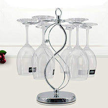 Sebasty Supporto for Bicchiere da Vino in Ferro Calice Staffa for Vino Decorazione da Parete Infinity Symbol Ornament