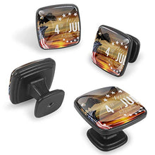 Buon 4 luglio con l'aquila della bandiera americana Pomelli per Porta Set di 4 Pomelli per Mobili Manopole per Cassetti Cucina Armadio Vetro
