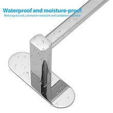 KINLO Porta asciugamani da bagno a parete senza foratura, 40 cm, autoadesivo, in acciaio inox, per bagno, asciugamani, vestiti (portata: 5 kg)