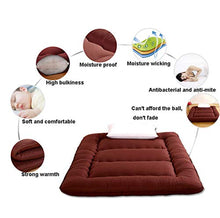 Futon Tatami Mat Materasso tradizionale giapponese Futon Classe 10cm Materasso per pavimento Tatami spesso Tappetino montato Dormitorio Cuscini per camera da letto Pieghevoli, Yoga, Rosa, 120 * 200 cm