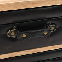 FAMIROSA Cassettiera in Legno Massello di Abete 80x36x75 cm
