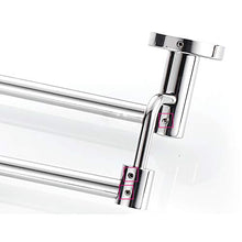 Towel Rails Portasciugamani Muro per Bagno Porta Salviette Durevole in Acciaio Inossidabile 304 Doppia Barra Viti Porta Asciugamano per Bagno Cucina