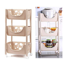 CONRAL Carrello Multiuso per la casa e L'Ufficio, Carrello per imbarcazioni con Carrello da 3 Pneumatici in Materiale PP Organizer, con Rotella per Risparmiare Lavoro, Facile da spostare Ovunque