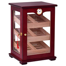 Armadio per sigari Humidor, Armadio per sigari Humidor per esposizione con umidificatori Igrometro, che fornisce spazio per conservare e visualizzare i sigari - per ufficio, camera da letto, soggiorno
