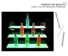 Portabottiglie Illuminato - Illuminato Balconcino portabottiglie LED Porta Bicchiere di Vino Illuminato Vetro per Casa Discoteca Bar Club Compleanno Festa