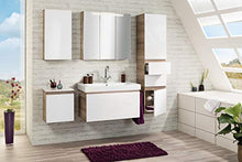 FACKELMANN Lavandino PIURO/lavabo in ceramica/Dimensioni (L x A x P): ca. 89,5 x 16,5 x 44,5 cm di alta qualità ed elegante vasca da bagno / lavabo per WC/colore: Bianco
