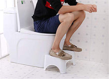 Sgabello WC per bambini e adulti, per la salute, poggiapiedi per WC, antiscivolo, contro stitichezza ed emorroidi, colore: bianco