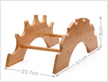 ZGQA-GQA Un Ponte di Legno di bambù di Stile DIY Wine Rack personalità Display Vino Rosso Vino Shelf Holder Ornament