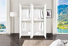 FELVER CASA & CO SRL Armadio 4 Ante Bianco FRASSINATO