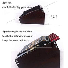SGSG Portabottiglie da appoggio, portabottiglie modulare in Legno, Stile Classico Ripiani per Vino da Tavolo per Bar, Cantina, Cantina, armadietto, dispensa