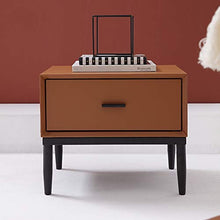 Comodino Nordic legno solido laterale Armadietti moderna laterale Armadi Mini letto Fine Tabella Industrial Style Comodino Per mobili camera da letto ( Colore : Rosso , Dimensione : 50x40x42cm )