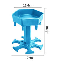 Urhause Dispenser per Bicchierini, Distributore di Bicchieri di Vino, Porta Dispenser 6 Bicchierini, Erogatore di Vetro di Colpo, Bere Birra e Separatore di Vino per Il Gioco del Bere da Festa, Blu