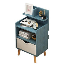 Comodini Nordic semplici gambe in legno massello multifunzionale Camera Governo del cassetto del tessuto singolo cassetto portaoggetti lato gabinetto tavola multistrato comodino Comodino Fatto per dur