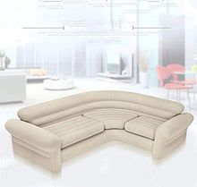 XHCsoft Divano ad Angolo reclinabile, Divano Letto Gonfiabile Pigro, Doppia Chaise Longue Deluxe