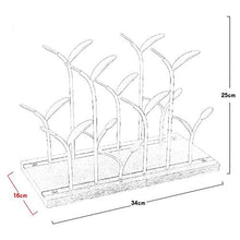 Wine racks Portabottiglie da Tavolo, Portabottiglie da 6 Bottiglie Portabottiglie da Appoggio per Vino Sfalsato Staffe di Stoccaggio Portabottiglie da Appoggio per la Decorazione Domestica