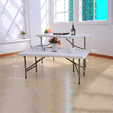 Tavolo da picnic all'aperto Piccolo tavolo da campeggio pieghevole all'aperto tavolo portatile da esterno rettangolare home tavolo da pranzo lungo tavolo da pranzo semplice tavoli e sedie da tavolo se