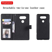 Bear Village Cover LG V20, Custodia Premium Flip Custodia per LG V20, Custodia con Porta Carte e Chiusura Magnetica, Nero