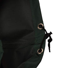 YJFENG Copertura Mobili Giardino, All'aperto Sedia da Tavolo Coperture Impermeabili, Oxford 600x300D Rettangolo con Coulisse con Alette, per Mobili Componibili (Color : Green, Size : 120x100x80cm)