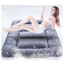 Blu Materasso Futon Giapponese Da Pavimento, 10CM Tatami Tappetino Portatile Da Campeggio Per Bambini, Pieghevole E Arrotolabile, Futon Materasso / 120x200cm