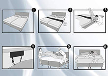 Bedbinder Deluxe - Ponte d'Amore per materassi universali, collega Due materassi per Una Grande Superficie di appoggio e finisce Lo Scivolamento.