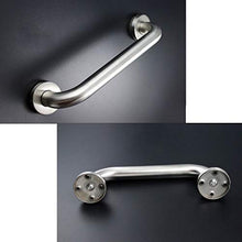 Znfs Binari di Sicurezza per Vasca da Bagno, Manico Antiscivolo in Acciaio Inox, Maniglione Barriera per Bagno ad Alta Stabilità, Maniglia di Bilanciamento WC (Dimensioni : 25 Centimetri)