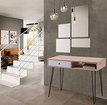 Kit Closet Mesa ORDENADOR 1 CAJÓN scrivanie Kala, Metallo, Faggio Grigio, 8950100
