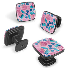 Frutto rosa 4 PCS Pomelli per Porta, Pomolo per Mobile, Pomelli per Mobili con Viti, Maniglia per Armadietto, Pomelli per Porta, Pomelli per Cassetti per Porta, Armadio, Cassetto e Credenza