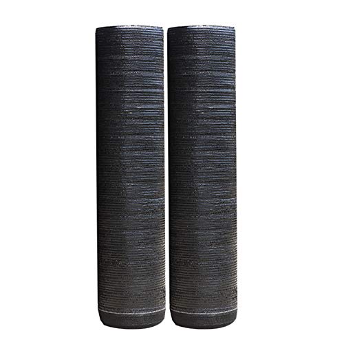 MEYLEE Rete per Impalcature per Detriti Ombreggianti Rete per Paravento con Occhielli Recinzione per La Privacy Nera per Coperture per Piante,4X50M