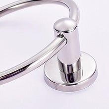 MBYW portasciugamani Moderno Portasciugamani in Acciaio Inox Accessori da Bagno retrò portasciugamani Anello portasciugamani portasciugamani portasciugamani Bianco Brillante 18 * 20cm