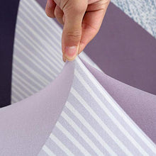 Copridivano Elasticizzato Stampa Copripoltrona Fodere Copridivani Elastico 3 Posti Sofa Mobili Protettore Copertura Divano Antiscivolo Motivo geometrico viola Copridivano Elasticizzato