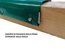 TENDAGGIMANIA Teli Fasce in PVC da 650 gr/m2 per Copertura di STRUTTURE, PERGOLE, GAZEBI, Disponibile in Varie Misure e colorazioni (60 x 600 cm, Avorio)