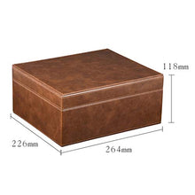 Cigar Humidor, Pelle Shell Portatile Cigar Humidor Umidificatore Legno di Cedro può Contenere Circa 50-70 (264 * 226 * 118Mm)