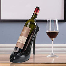 Portabottiglie per vino Espositore per portabottiglie per vino a forma di scarpa con tacco alto per armadio domestico