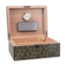 Liang Yu Sigari Humidor - Cigar Humidor Sigaro Scatola di sigari in Legno massello da 50 Pezzi Dimensioni: 30x24x12 cm Cedro Spagnolo Contenitore di immagazzinaggio