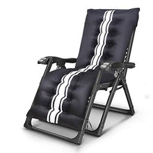 DGHJK Sedia Pieghevole da Esterno a gravità Zero Pieghevole Regolabile con Cuscini per Giardino, Lato Piscina, Cortile, Spiaggia, carico Massimo 150 kg