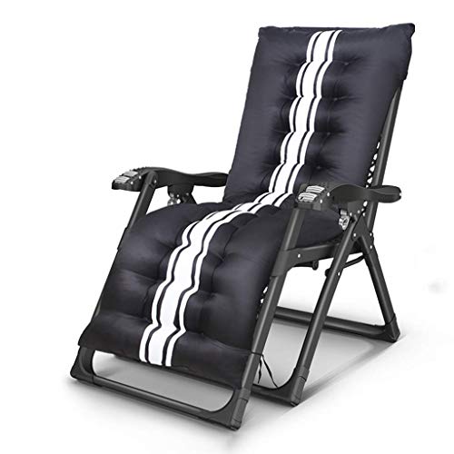 DGHJK Sedia Pieghevole da Esterno a gravità Zero Pieghevole Regolabile con Cuscini per Giardino, Lato Piscina, Cortile, Spiaggia, carico Massimo 150 kg