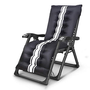 DGHJK Sedia Pieghevole da Esterno a gravità Zero Pieghevole Regolabile con Cuscini per Giardino, Lato Piscina, Cortile, Spiaggia, carico Massimo 150 kg