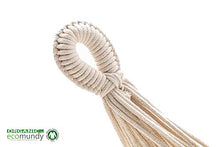 ECOMUNDY Familia XXL 400 bianco - Amaca da giardino famiglia, cotone ORGANICO naturale, GOTS200x260x400cm, max 300 kg,